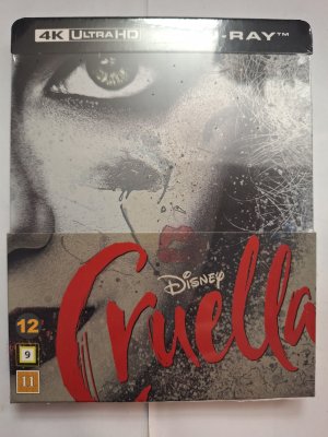 Cruella Steelbook 4K + Blu ray (uusi)