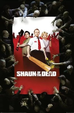 Shaun Of The Dead - Key Art,Official Poster 61×91cm