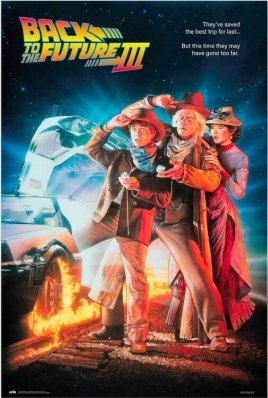 Back to the Future 3,Official Poster 61×91cm