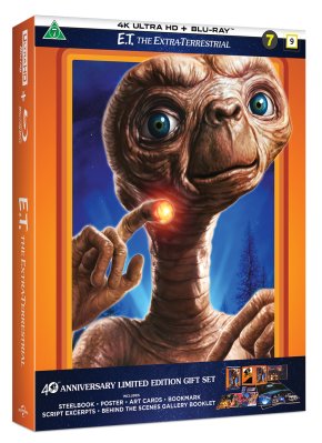 ET The Extra Terrestrial Steelbook 4K UHD + Blu Ray