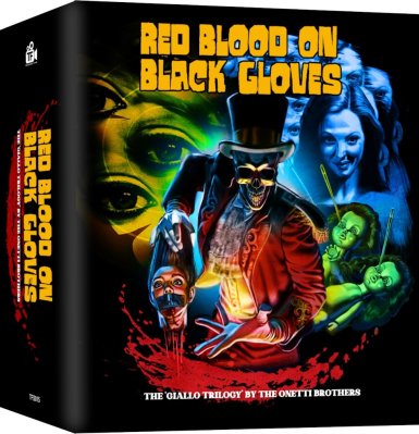Red Blood On Black Gloves - The Giallo Trilogy Limited Blu ray