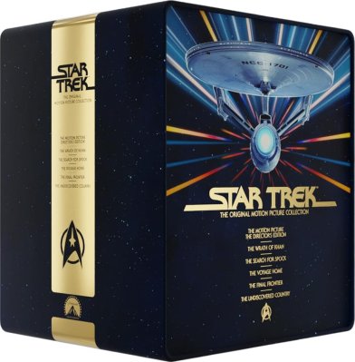 Star Trek - The Original Motion Picture Collection Library Case (1-6) 4K + Blu-Ray