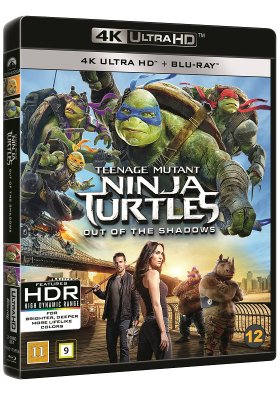 Teenage Mutant Ninja Turtles Out Of The Shadows 4K UltraHD + Blu