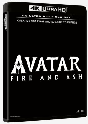 Avatar Fire and Ash 4K + Blu ray + Bonus Blu ray