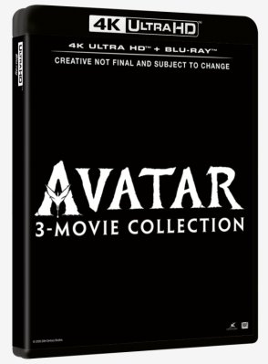 Avatar 3 Movie Collection 4K + Blu ray