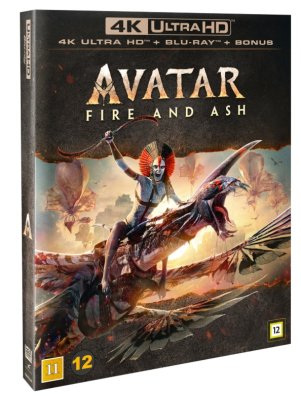 Avatar Fire and Ash 4K + Blu ray + Bonus Blu ray