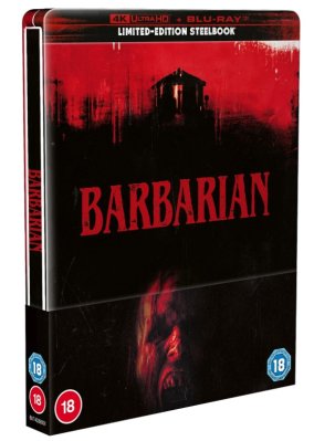 Barbarian Limited Edition Steelbook 4K + Blu ray