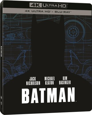 Batman (1989) Steelbook 4K UHD +  Blu Ray