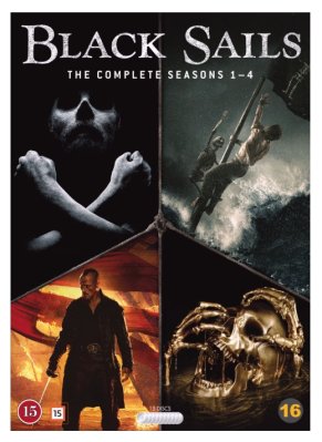 Black Sails: The Complete Seasons 1-4 DVD