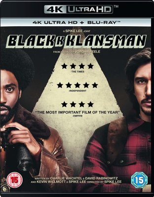 BlacKkKlansman 4K UHD +  Blu Ray