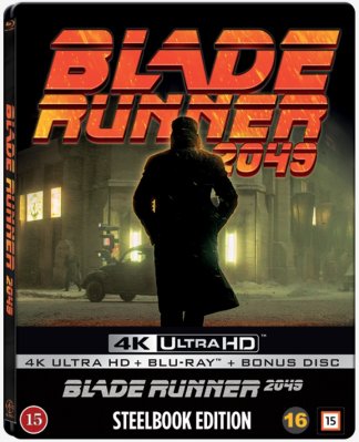 Blade Runner 2049 Steelbook 4K + 2 Disc Blu ray