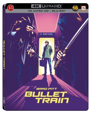 Bullet Train Steelbook 4K UHD + Blu Ray