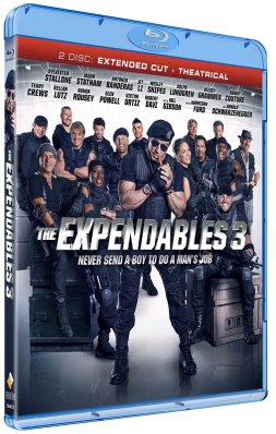 The Expendables 3 (2-Disc Extended Cut+Theatrical Cut)Blu Ray (käytetty)