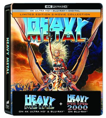 Heavy Metal 4K / Heavy Metal 2000 Blu ray Steelbook