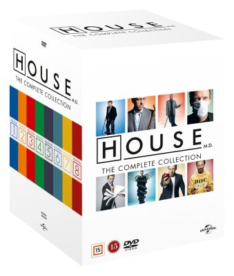 House MD Complete Series 1-8 Box DVD