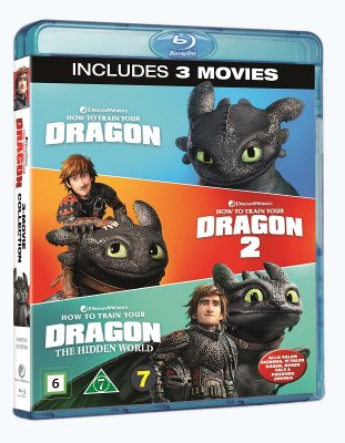How to Train Your Dragon 1-3 Blu Ray