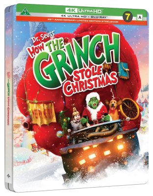 How the Grinch Stole Christmas Steelbook 4K + Blu ray