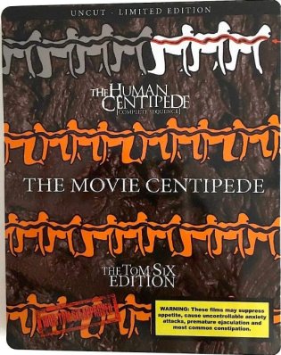 The Human Centipede: Complete Sequence Steelbook Blu ray