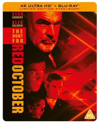 The Hunt For Red October Limited Edition Steelbook 4K + Blu ray