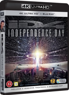 Independence Day 4K UHD + 2 Disc Blu Ray