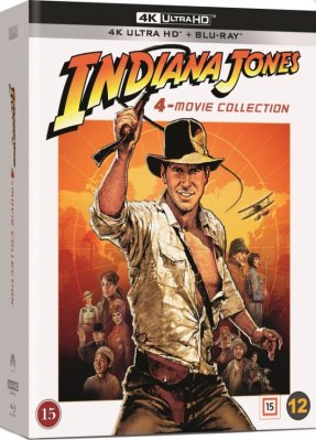 Indiana Jones 4 Movie Collection 4K UHD Blu Ray