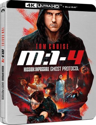 Mission Impossible Ghost Protocol Steelbook 4K UHD + Blu Ray