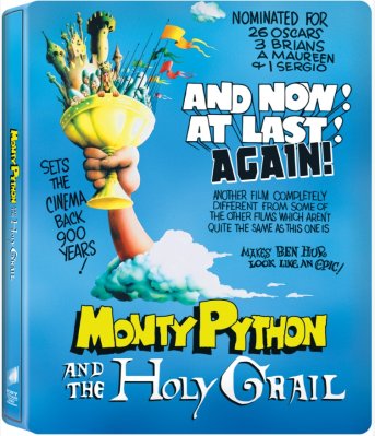 Monty Python and the Holy Grail Steelbook 4K + Blu ray