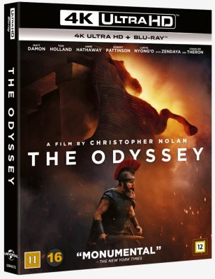 The Odyssey 4K + 2 Disc Blu ray (slipcover)