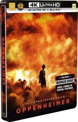 Oppenheimer Steelbook 4K UHD + 2 Disc Blu Ray