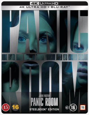 Panic Room Steelbook 4K + Blu Ray
