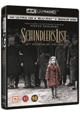 Schindlers List 4K UHD + Blu Ray