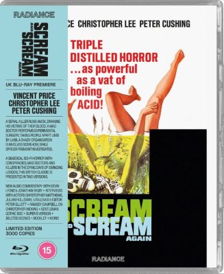 Scream and Scream Again Limited Edition Blu Ray