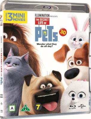 The Secret Life of Pets 3D + 2D Blu Ray