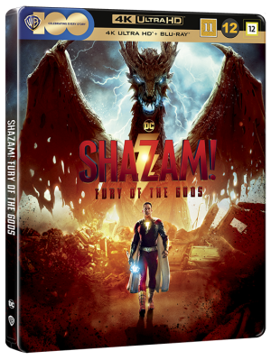 Shazam Fury of the Gods Steelbook 4K UHD +  Blu Ray