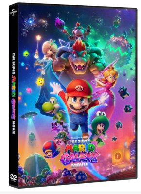 The Super Mario Galaxy Movie DVD