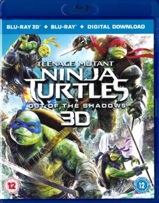 Teenage Mutant Ninja Turtles Out Of The Shadows 3D Blu Ray