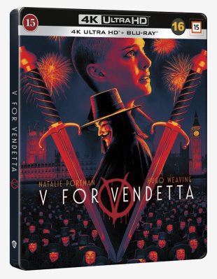 V for Vendetta Limited Edition Steelbook 4K + Blu ray